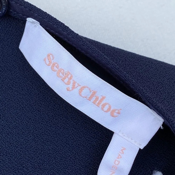 See By Chloé
Women's Blue Lace-trimmed Bell sleeve - Picture 12 of 15